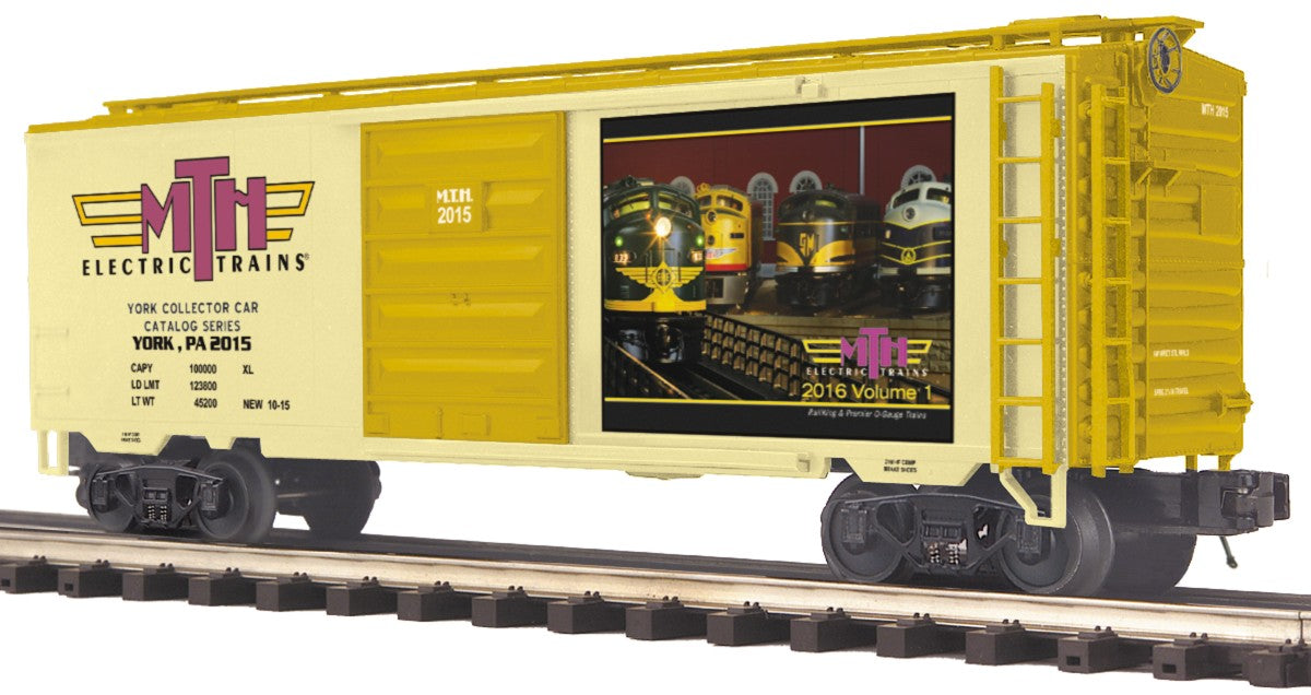 MTH 20-93669 O Gauge TCA Fall York 2015 40' Box Car LN/Box