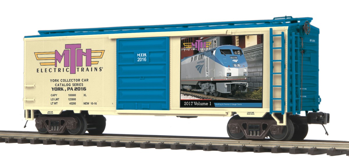 MTH 20-93697 O Gauge TCA Fall York 2016 40' Box Car LN/Box