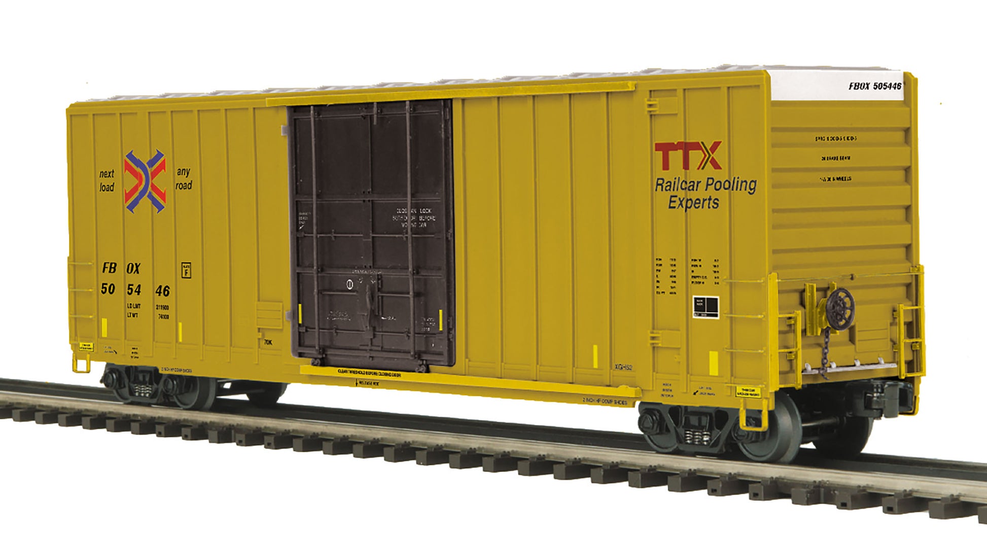MTH 20-93893 O TXX  Premier 50' High Cube Box Car #505446