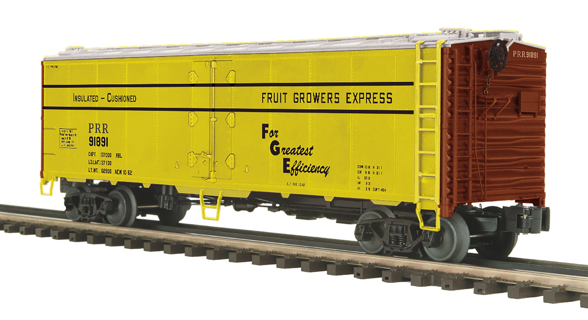 MTH 20-94582 O Pennsylvania 40’ Steel Sided Reefer Car