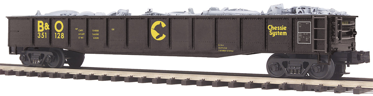 MTH 20-95597 O Baltimore & Ohio Gondola Car w/Junk Load
