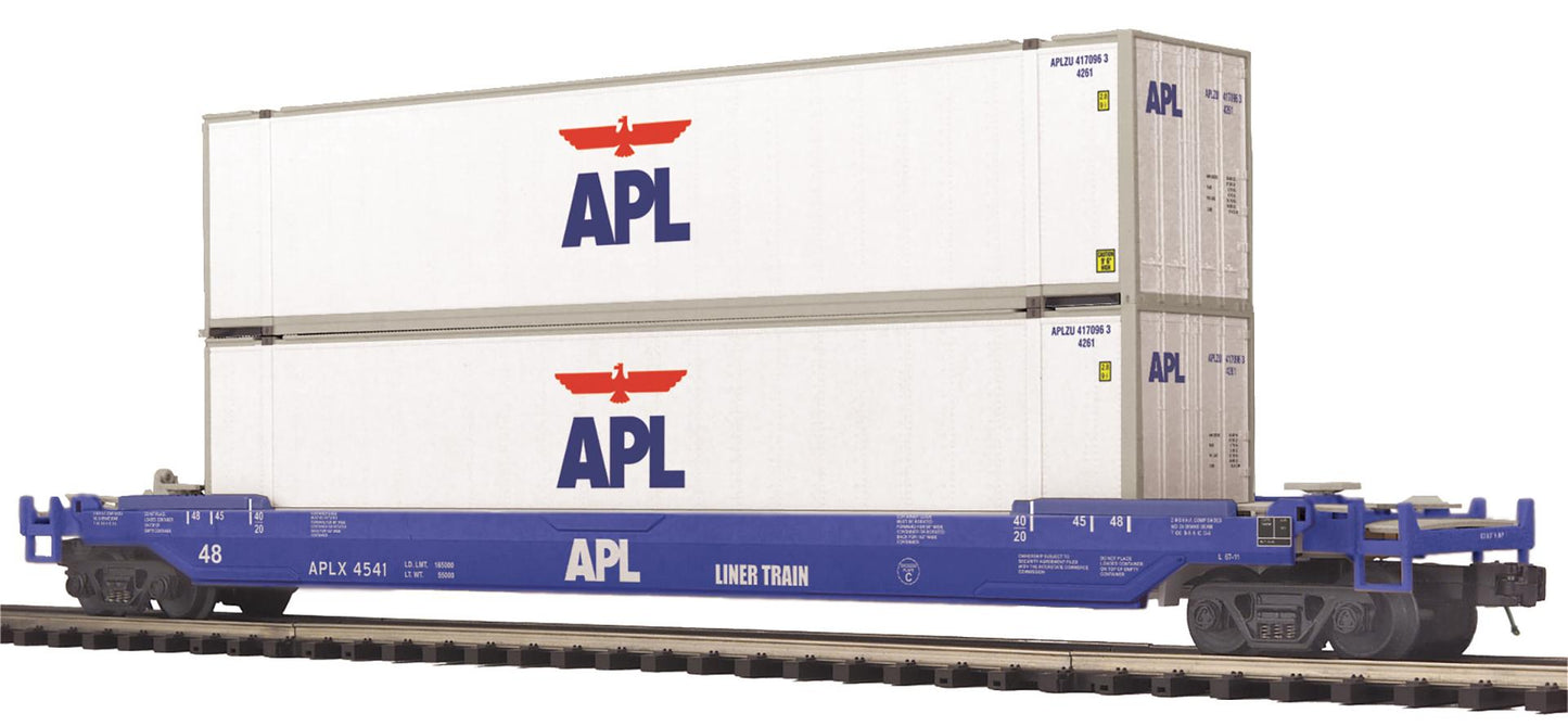 MTH 20-95785 O American President Lines Premier Husky Stack Car