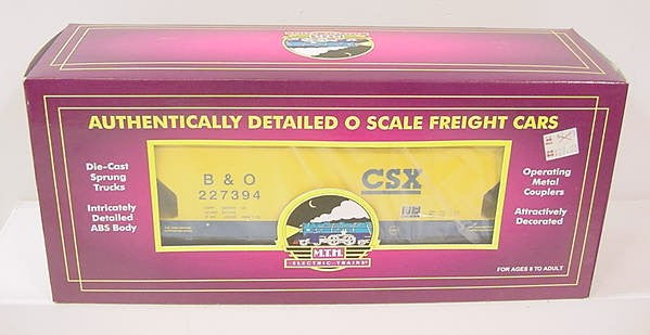 MTH 20-97492 O Gauge CSX 2-Bay Hopper #227394 LN/Box