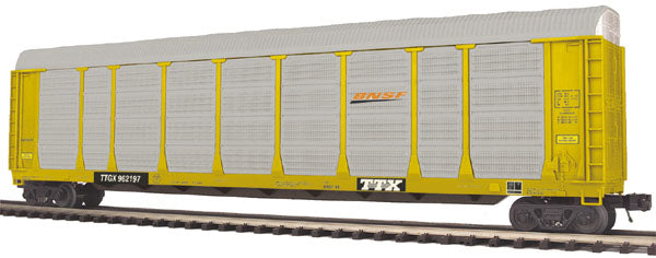 MTH 20-98625 O BNSF Corrugated Auto Carrier #962197 NIB