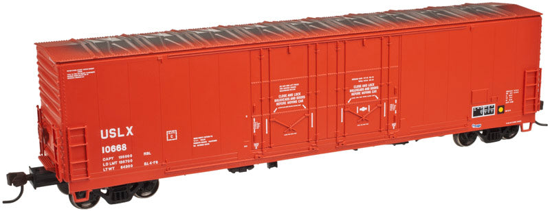 Atlas 20002465 HO USLX 53' Evans Double Plug Door Boxcar #10668