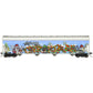 Atlas 20006330 HO DOWX ACF5800 Plastics Hopper with Christmas Graffiti #66122