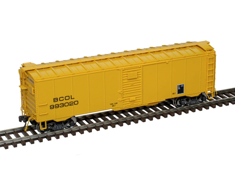 Atlas 20007908 HO British Columbia Minibox Boxcar BCOL MoW #993020