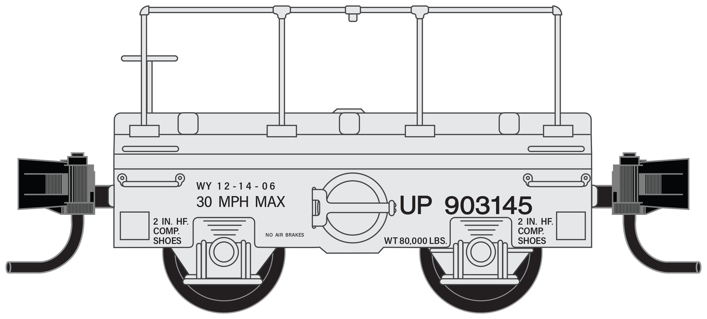 Micro-Trains 12100160 N Union Pacific Scale Test Car #903145