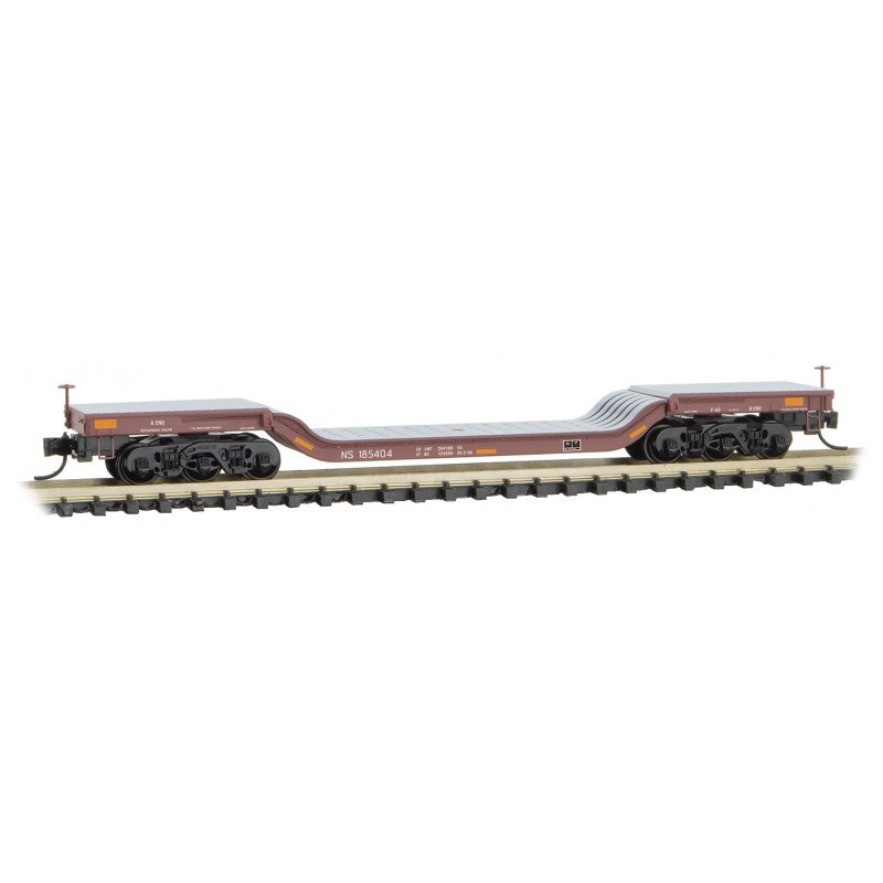 Micro-Trains 10900172 N NS Heavyweight Depressed Center Flatcar #185404