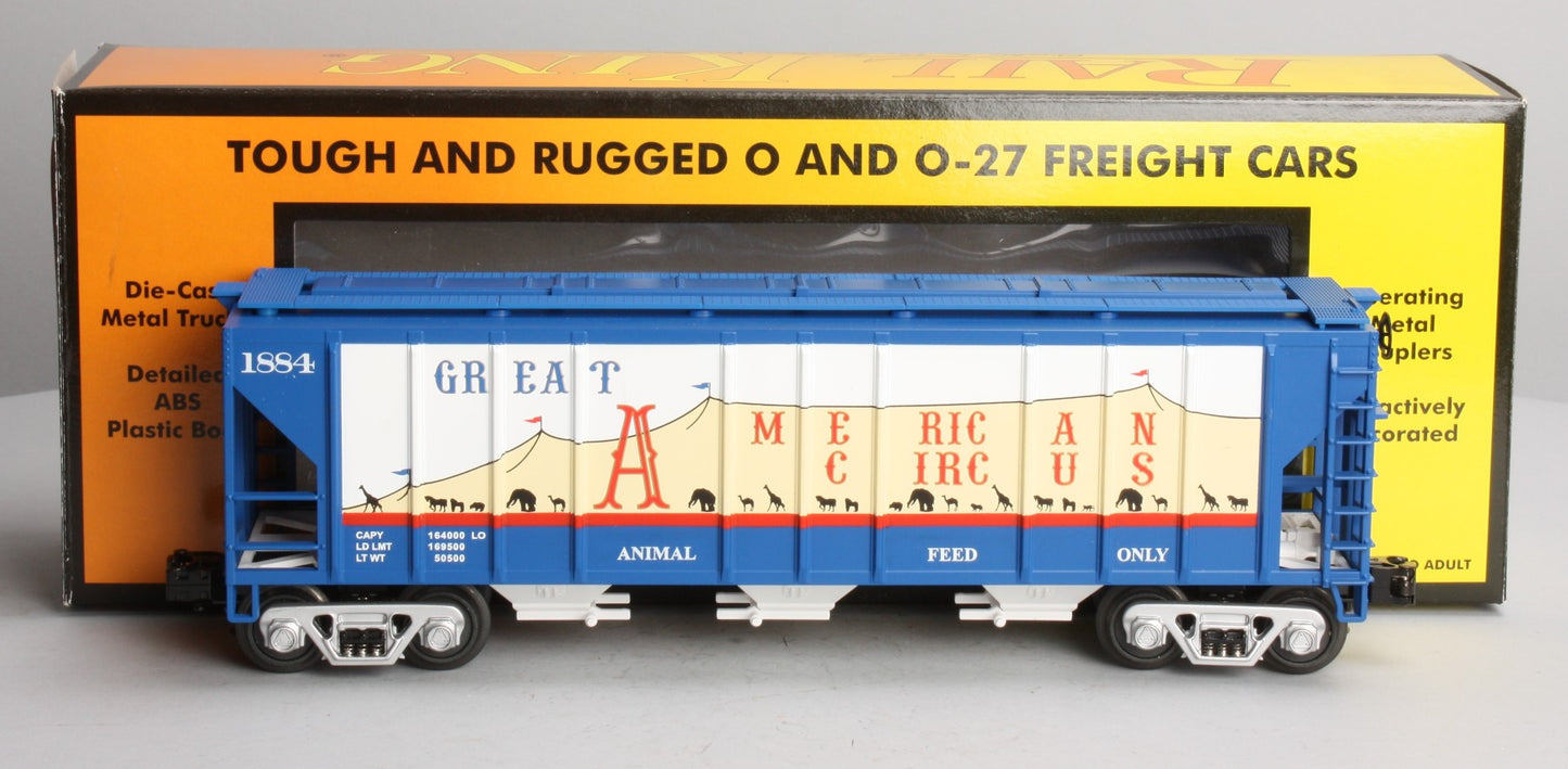 MTH 30-75137 Great American Circus PS-2 Discharge Hopper Car NIB