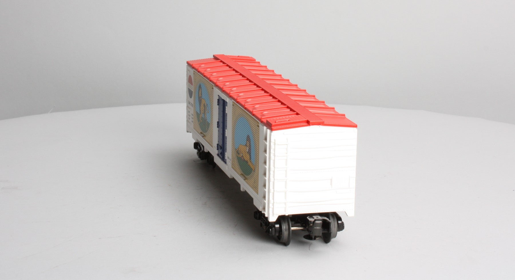 MTH 30-74059 40' Circus Window Box Car with Lions LN/Box