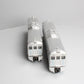MTH 30-2388-1 Boston & Maine RDC Budd Car Set #6201/6117 w/Proto-Sound 2.0 LN/Box