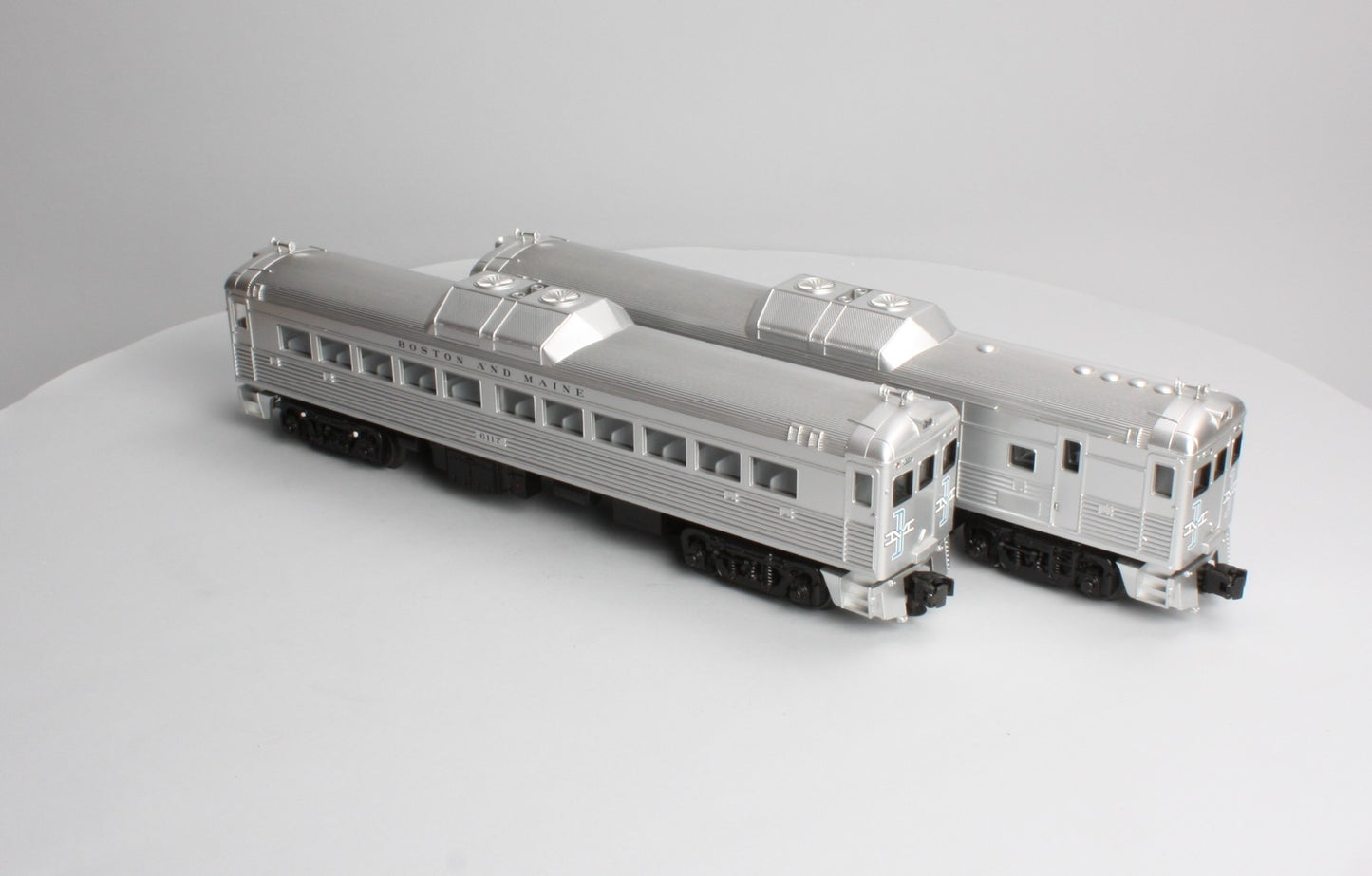 MTH 30-2388-1 Boston & Maine RDC Budd Car Set #6201/6117 w/Proto-Sound 2.0 LN/Box