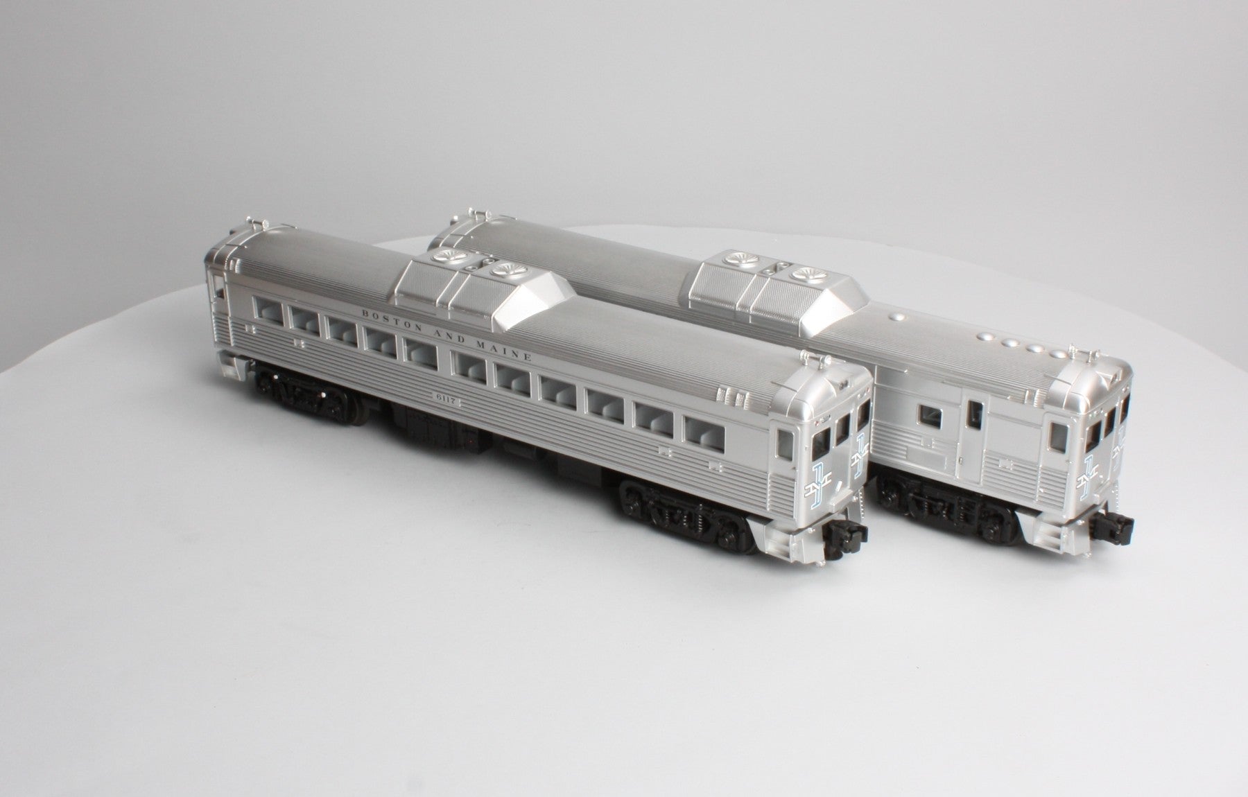 MTH 30-2388-1 Boston & Maine RDC Budd Car Set #6201/6117 w/Proto-Sound 2.0 LN/Box
