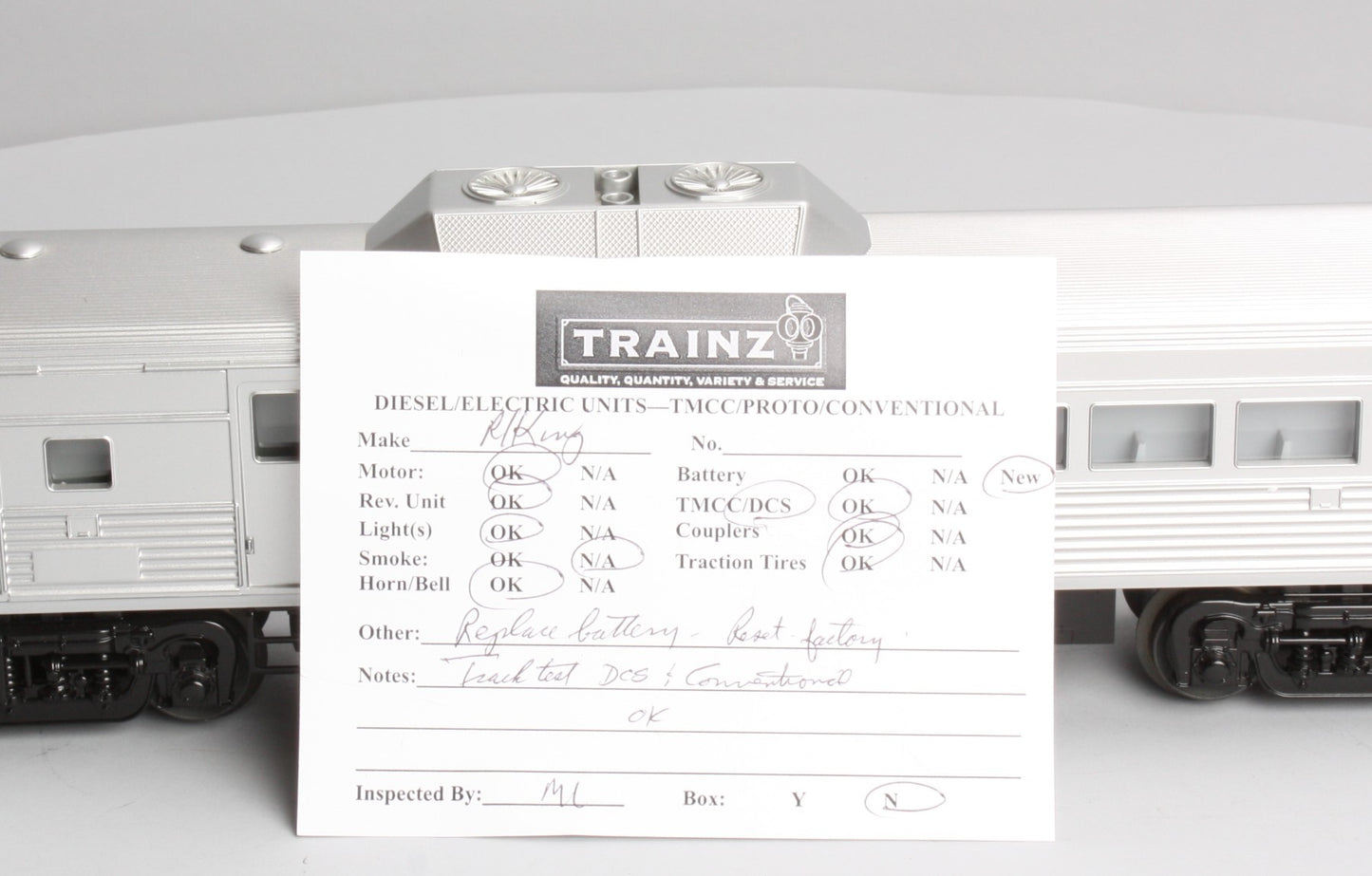 MTH 30-2388-1 Boston & Maine RDC Budd Car Set #6201/6117 w/Proto-Sound 2.0 LN/Box