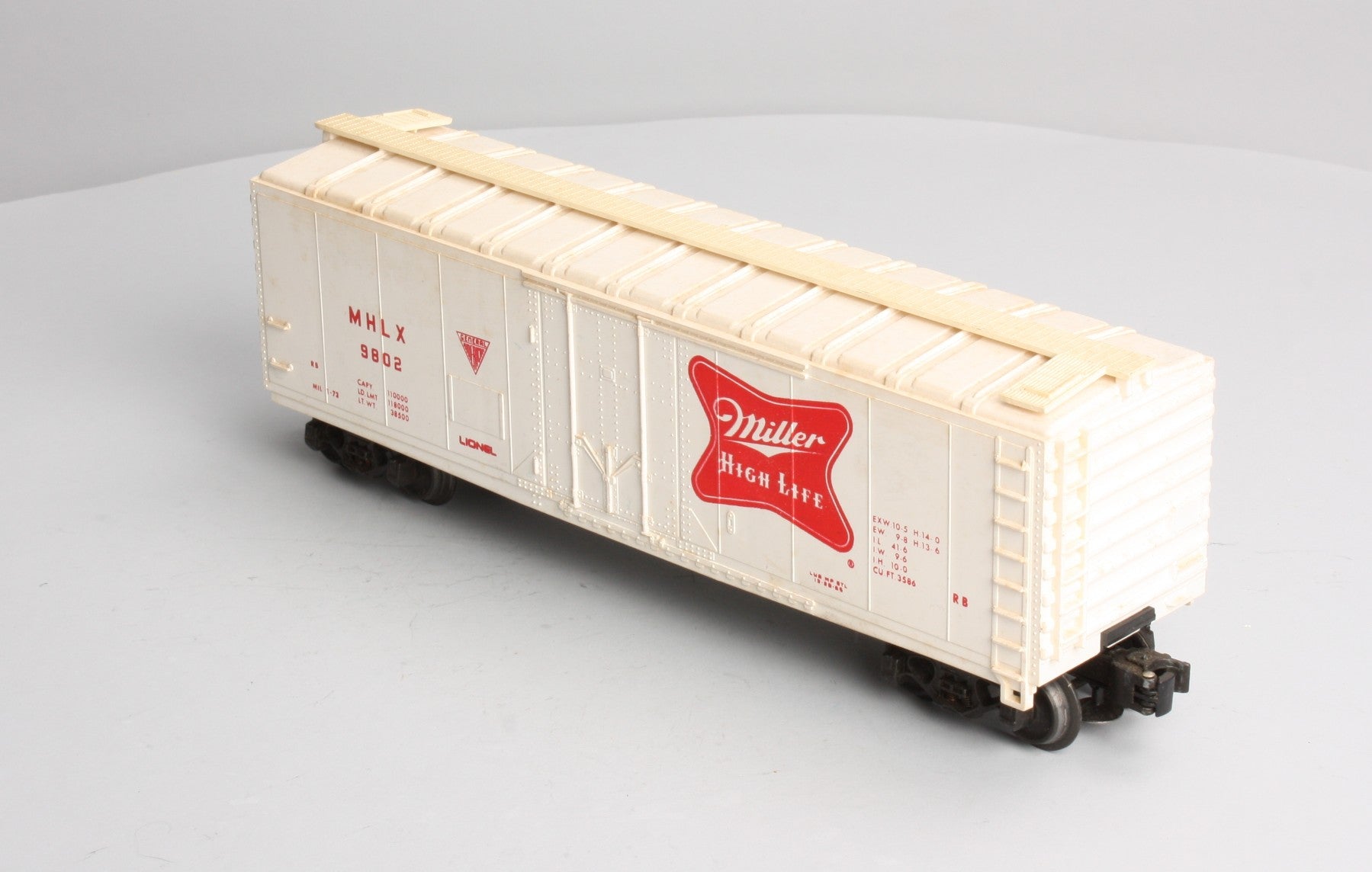 Lionel 6-9802 O Gauge Miller High Life Reefer Car #9802