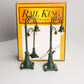 MTH 20-1031 O #59 Green Street Lamp Set (Pack of 2) LN/Box