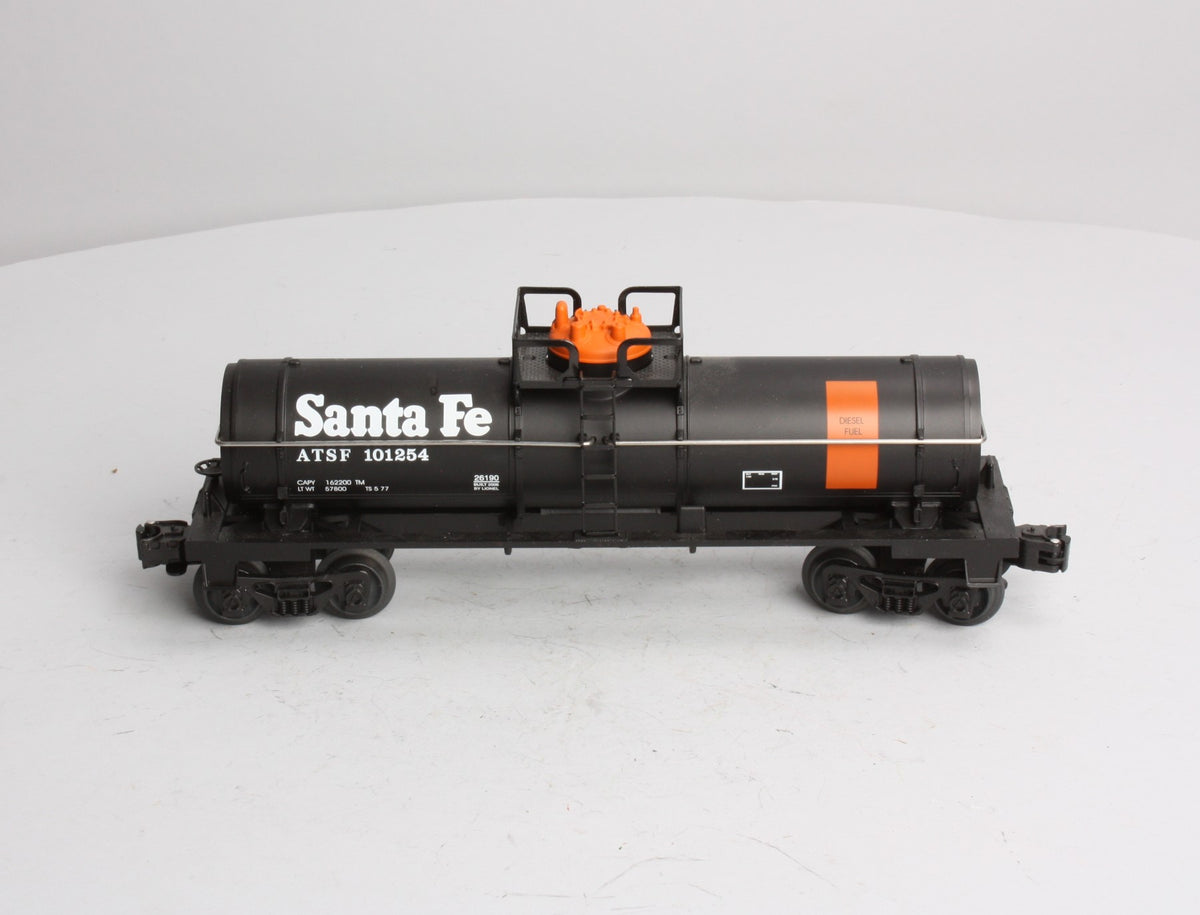 Lionel 6-26190 O Gauge Santa Fe Single Dome Tank Car #101254 LN/Box
