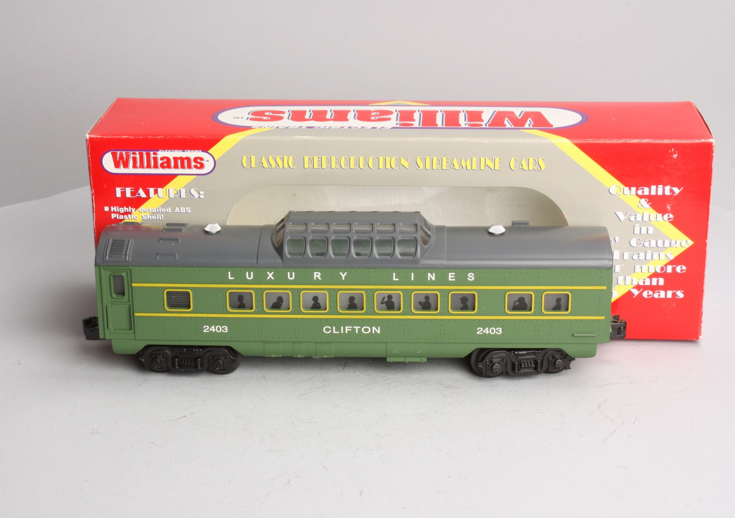 Williams 2403 O Clifton Luxury Lines Vista Dome Car LN/Box