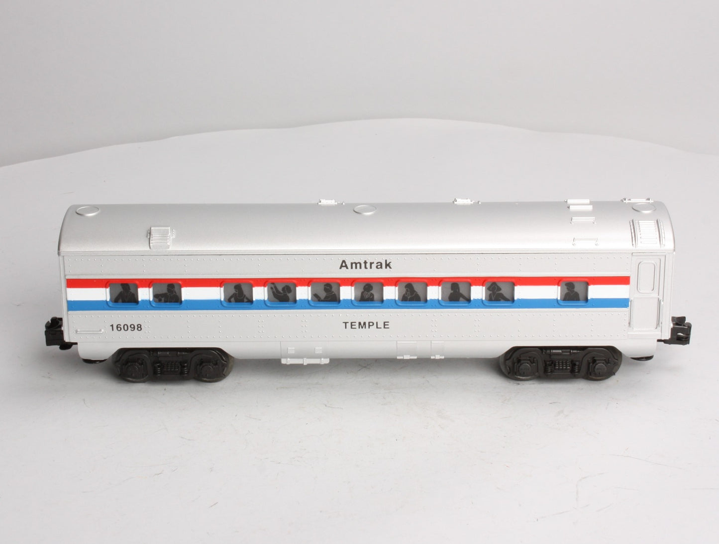 Lionel 6-16098 O Gauge Amtrak "Temple" Illuminated Passenger Car LN/Box