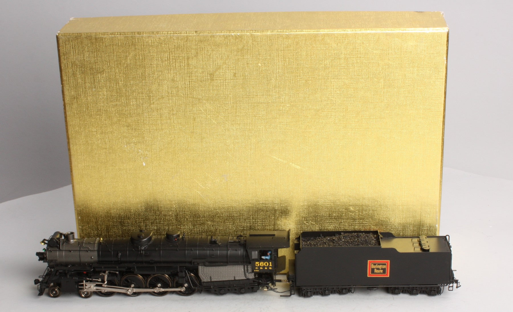 Oriental Limited 2024 HO Brass CB&Q O-5 4-8-4 Steam Locomotive & Tender - FP LN/Box