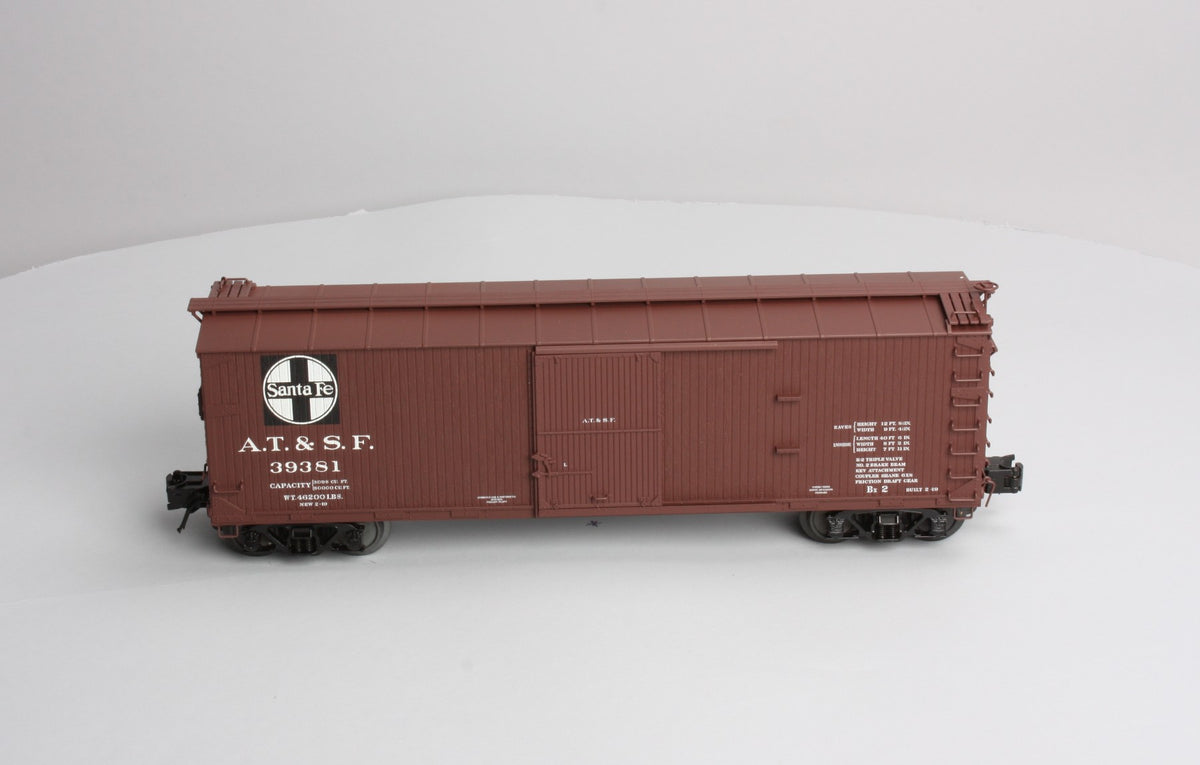 Atlas 8305-3 O Gauge Santa Fe Double-Sheathed Boxcar #39381 (3-Rail) LN/Box