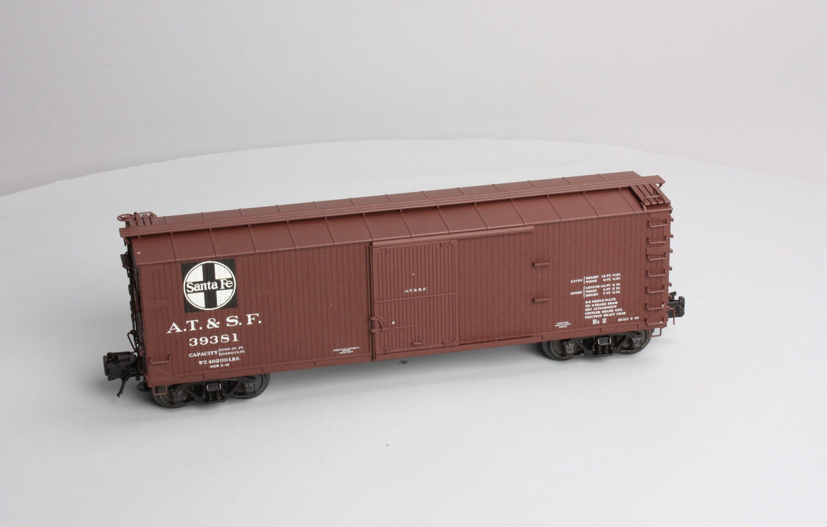 Atlas 8305-3 O Gauge Santa Fe Double-Sheathed Boxcar #39381 (3-Rail) LN/Box