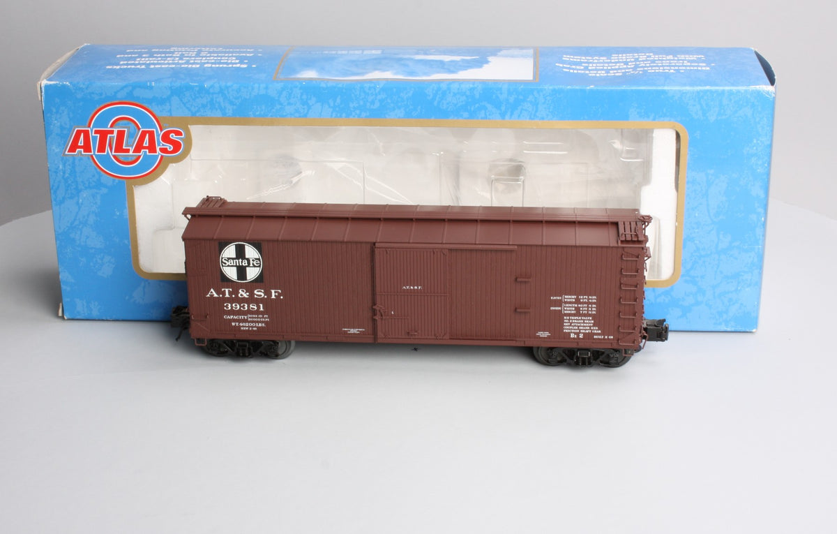Atlas 8305-3 O Gauge Santa Fe Double-Sheathed Boxcar #39381 (3-Rail) LN/Box