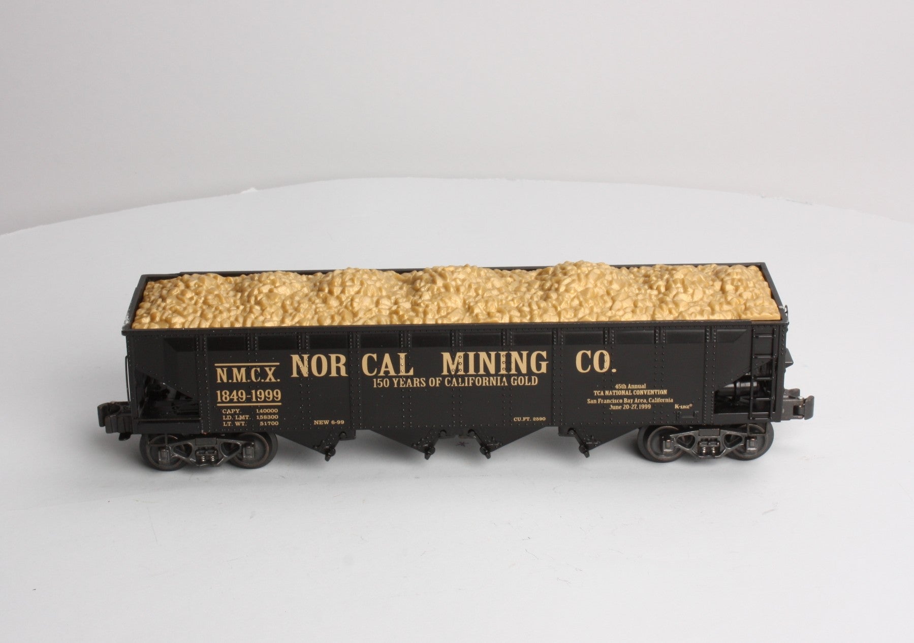 K-Line K623-9011 1999 NORCAL Mining Co. Diecast Hopper LN/Box