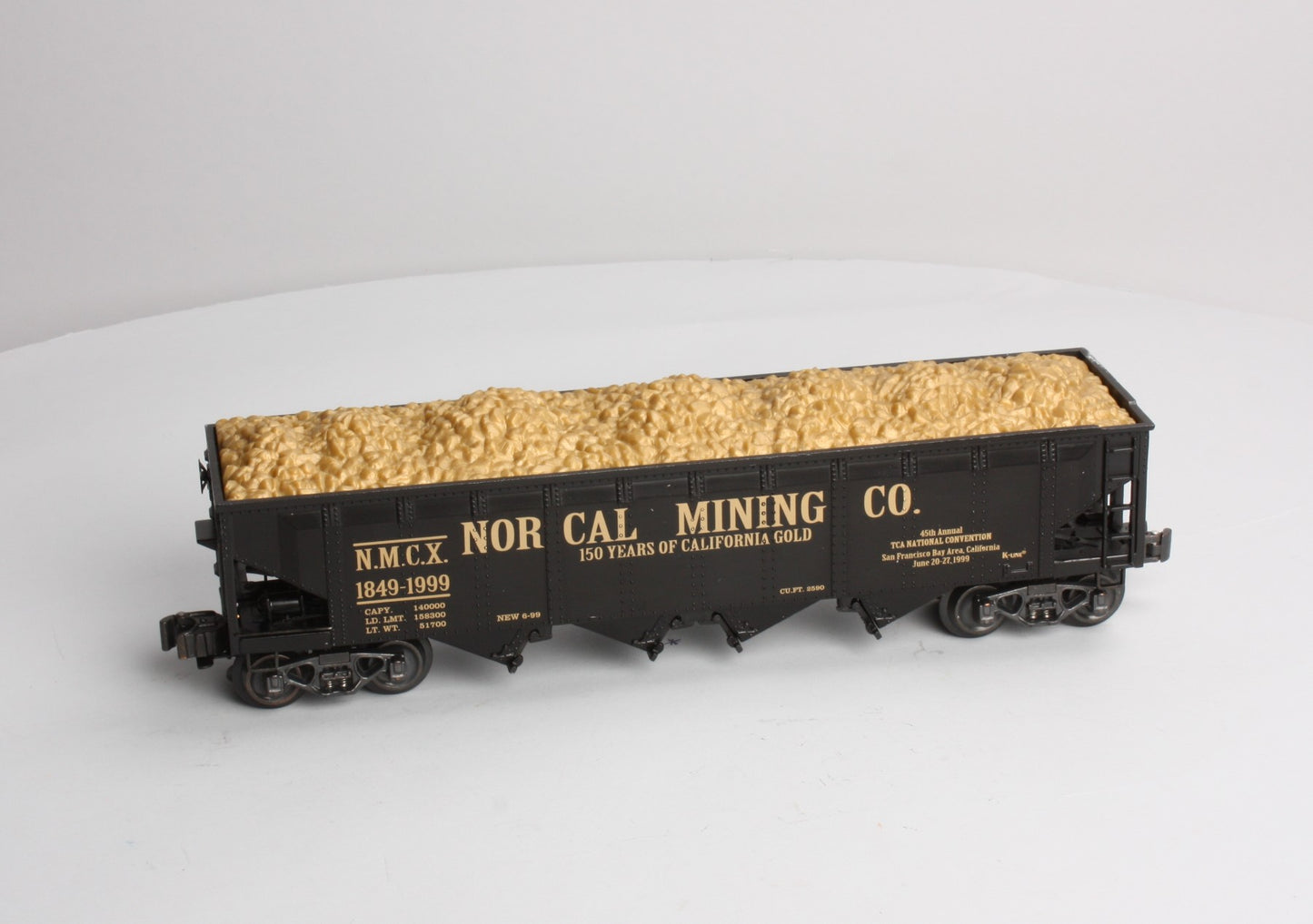 K-Line K623-9011 1999 NORCAL Mining Co. Diecast Hopper LN/Box
