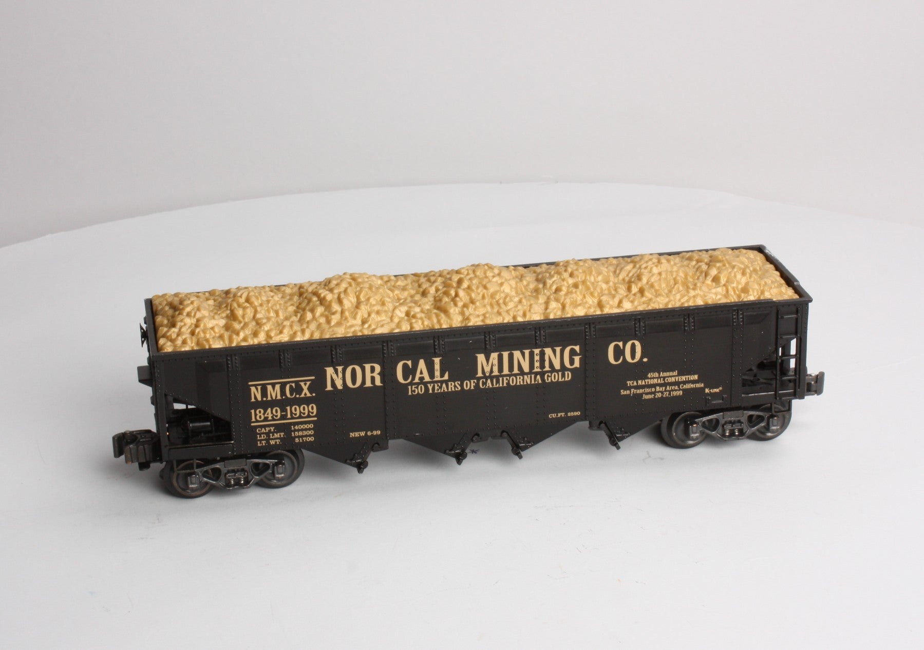 K-Line K623-9011 1999 NORCAL Mining Co. Diecast Hopper LN/Box