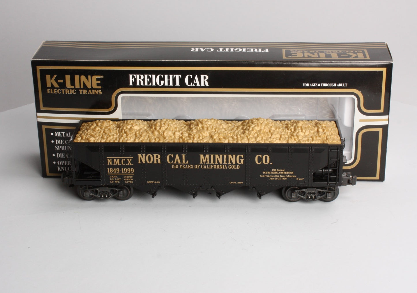 K-Line K623-9011 1999 NORCAL Mining Co. Diecast Hopper LN/Box