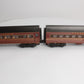 Lionel 6-39092 O27 Pennsylvania Railroad Streamline Passenger Cars (Set of 2) LN/Box