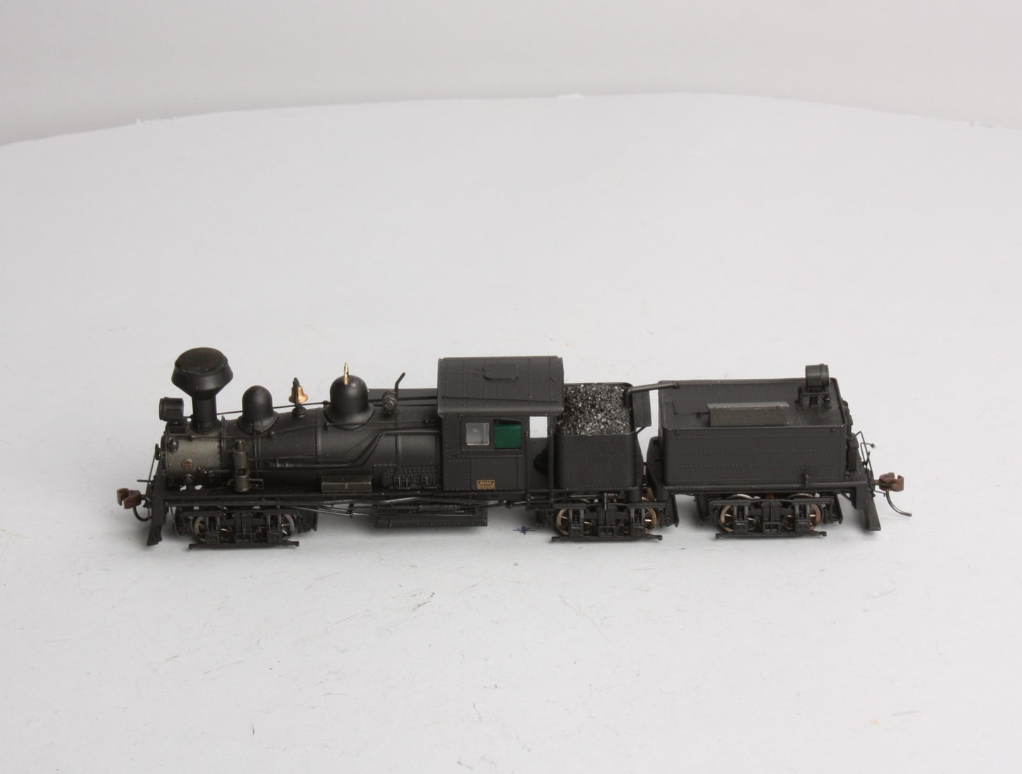 Bachmann 81902 HO Unlettered 80-Ton 3 Truck Shay with Steel Cab NIB