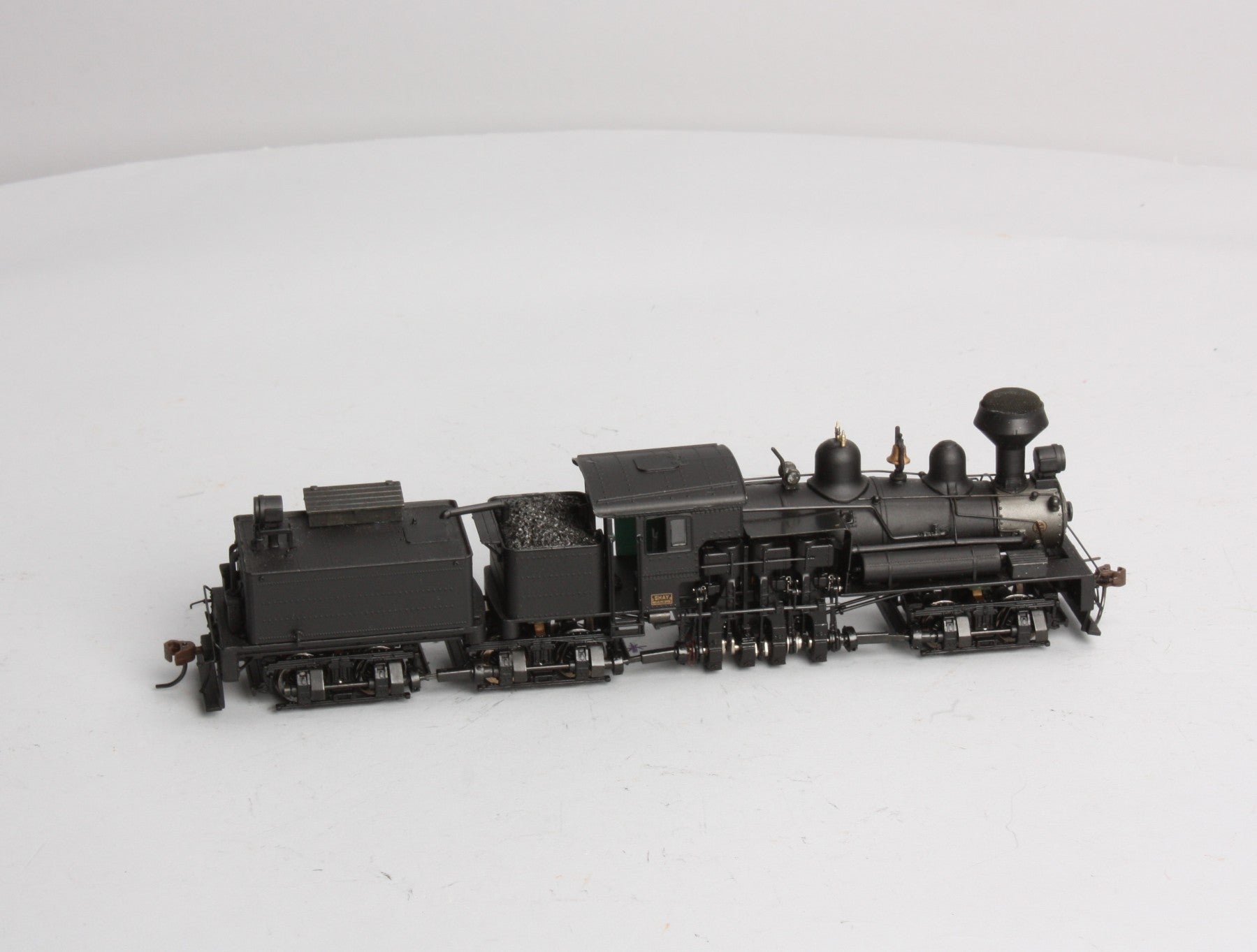 Bachmann 81902 HO Unlettered 80-Ton 3 Truck Shay with Steel Cab NIB