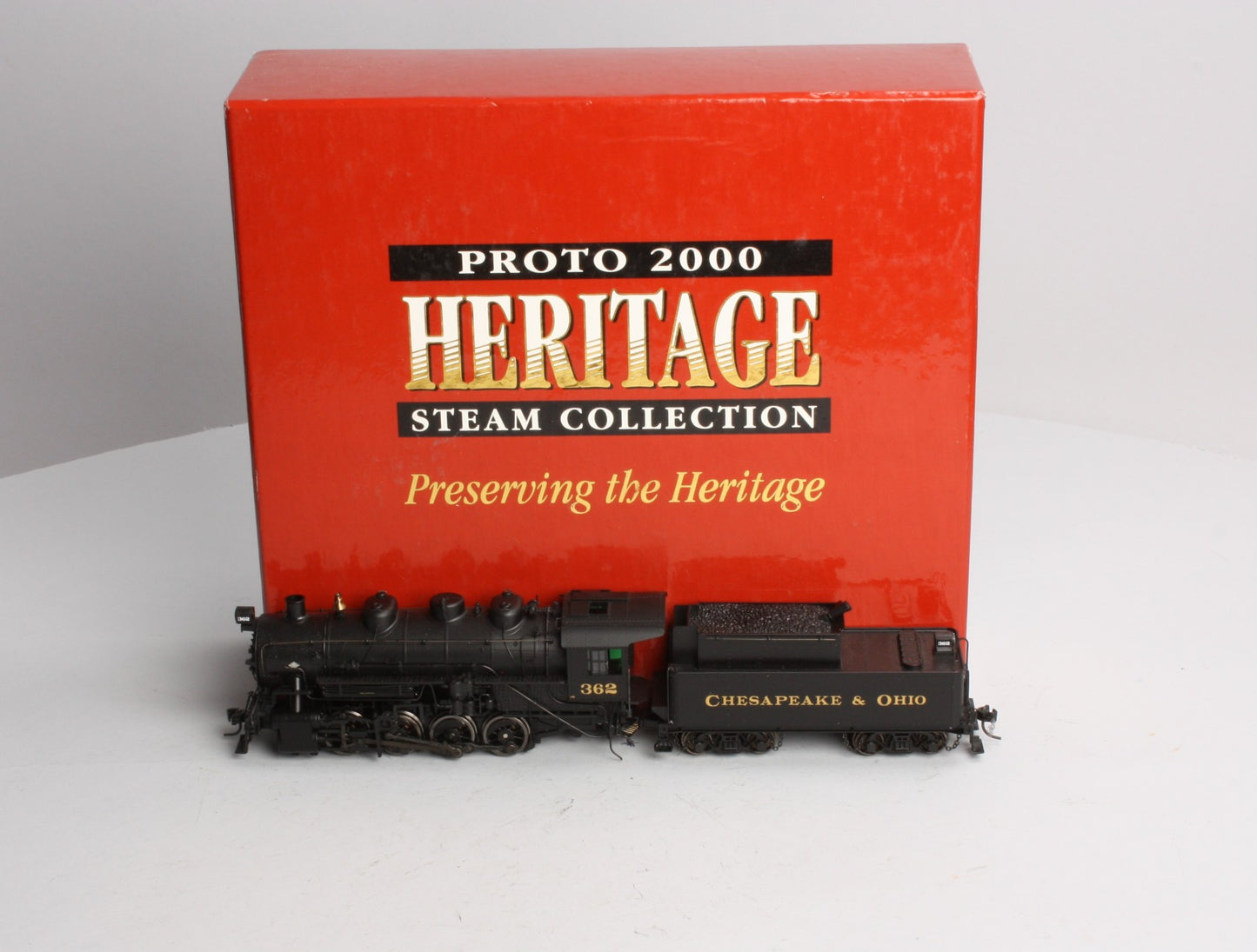Proto 2000 23303 HO Chesapeake & Ohio USRA 0-8-0 Steam Locomotive & Tender #362 LN/Box