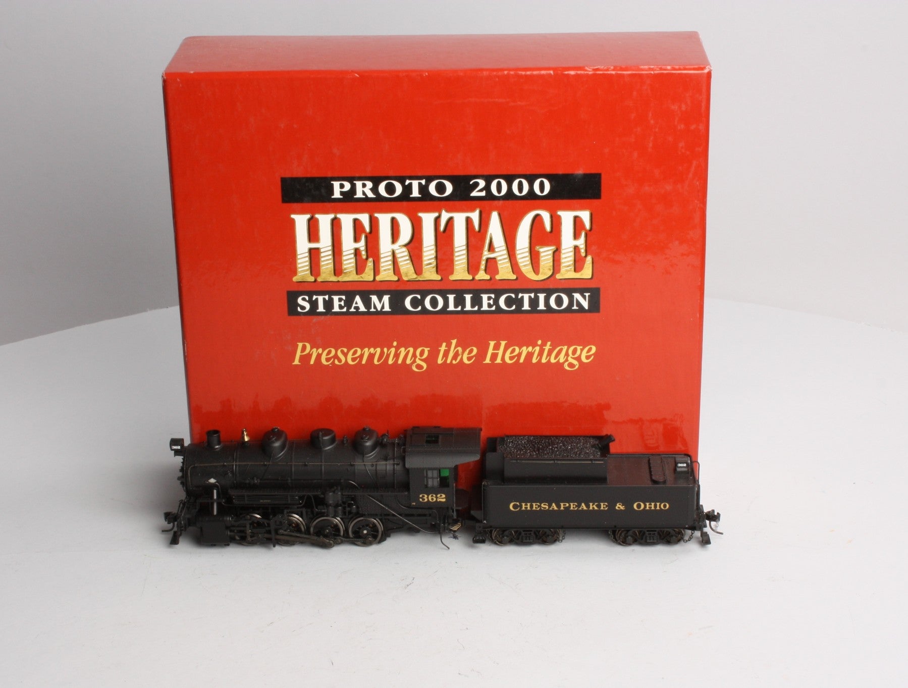 Proto 2000 23303 HO Chesapeake & Ohio USRA 0-8-0 Steam Locomotive & Tender #362 LN/Box