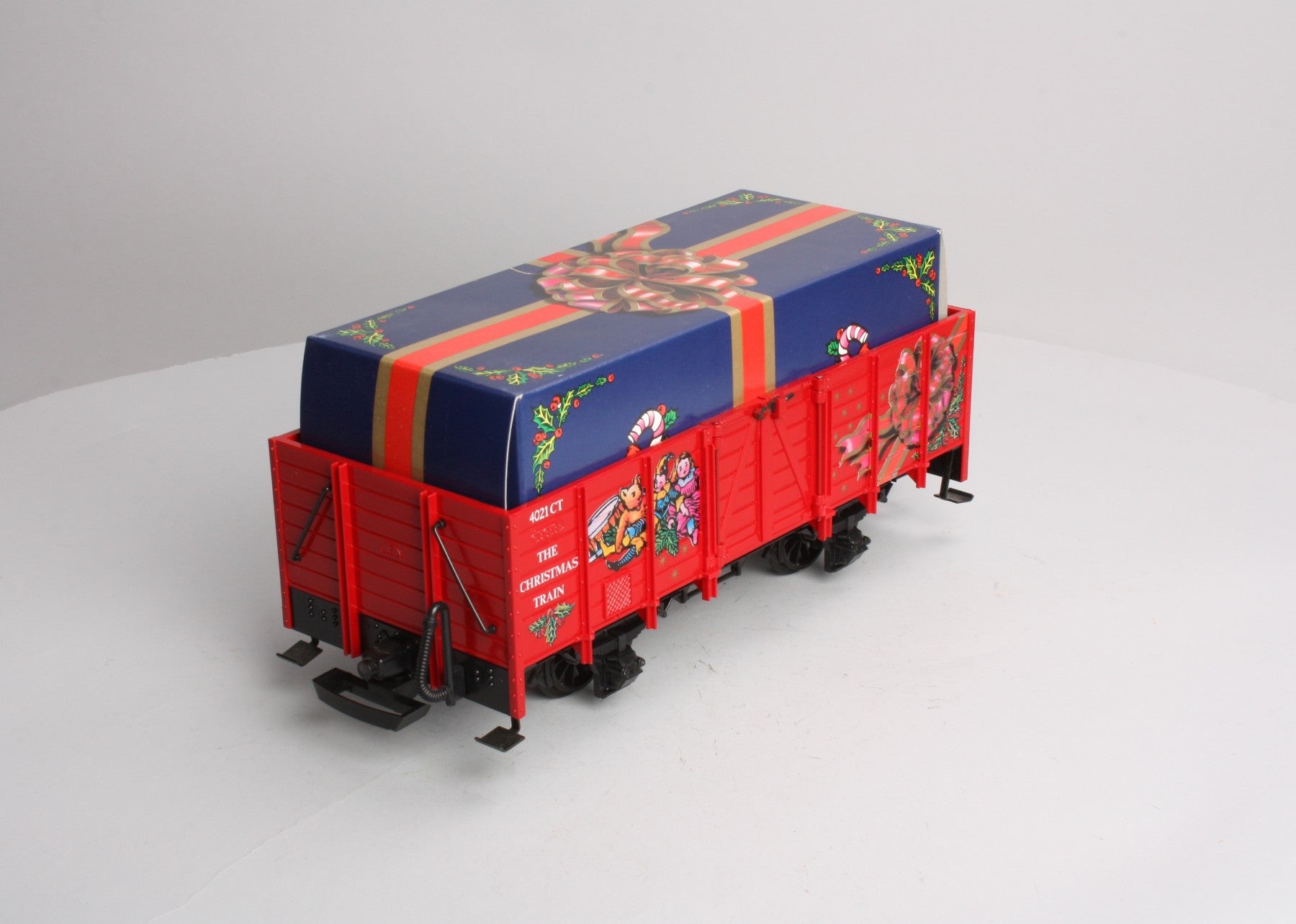 LGB 4021CT G Scale Low Side Christmas Gondola with Gift Box LN/Box