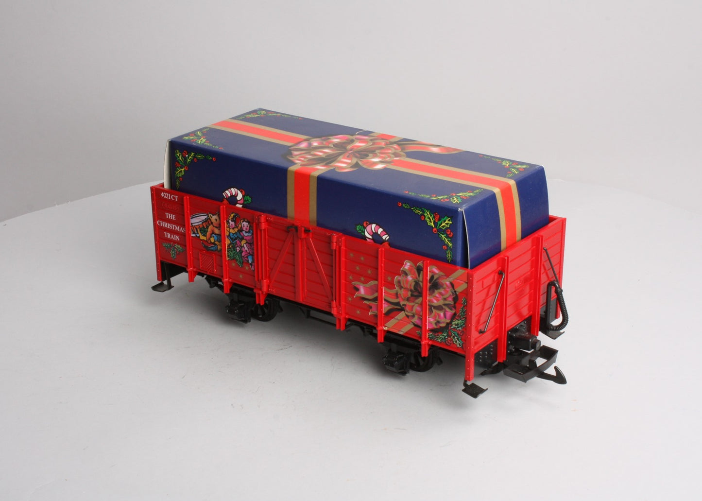 LGB 4021CT G Scale Low Side Christmas Gondola with Gift Box LN/Box