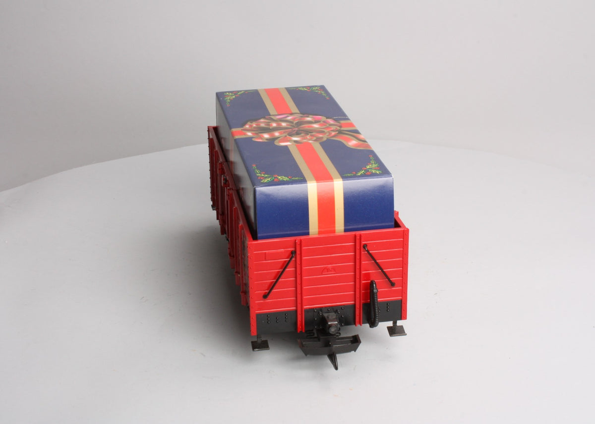 LGB 4021CT G Scale Low Side Christmas Gondola with Gift Box LN/Box
