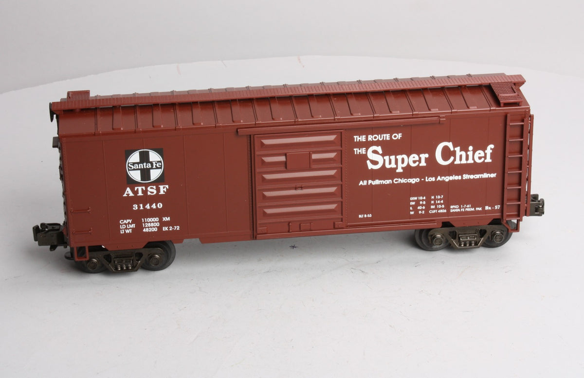 MTH 20-9303 O Gauge Santa Fe "Super Chief" Boxcar #31440 LN/Box