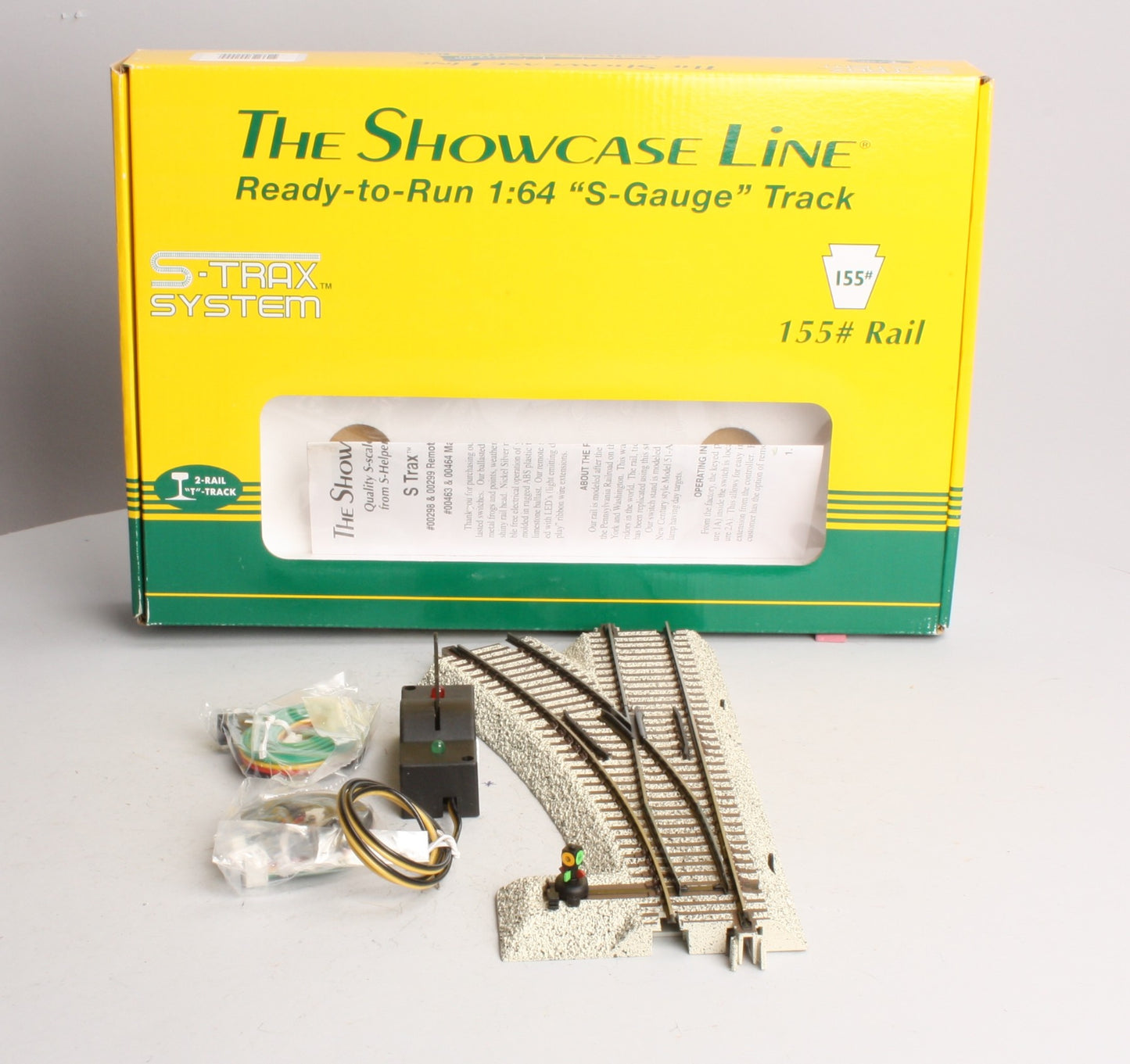 S-Helper 00299 S Remote Control Left Hand Switch Turnout LN/Box