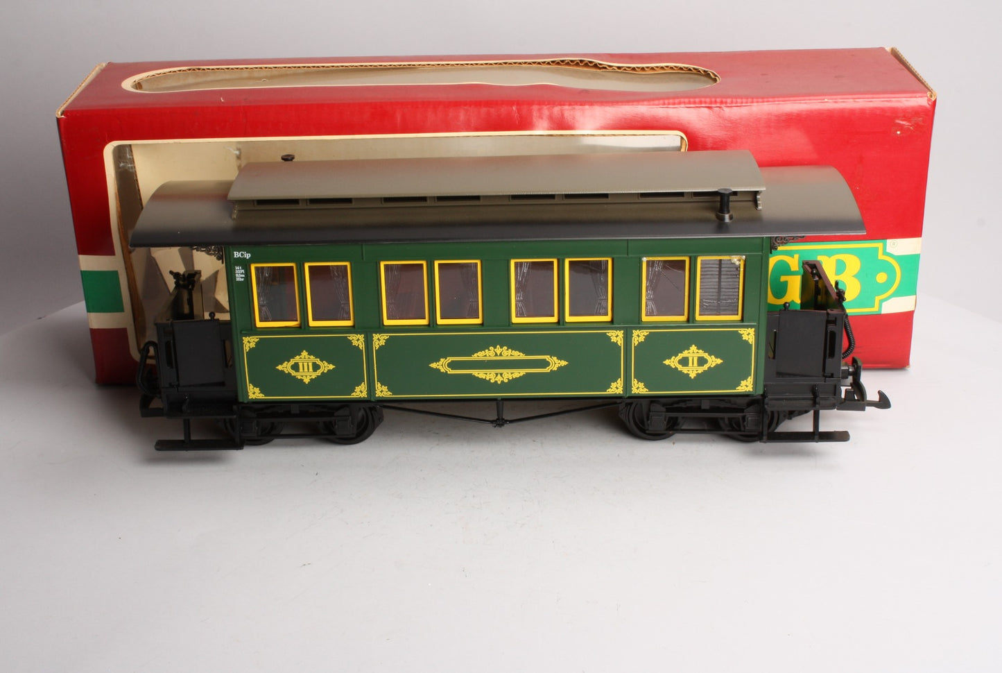 LGB 3060 G Scale Green 8-Wheel Passenger Car (No Lights) LN/Box