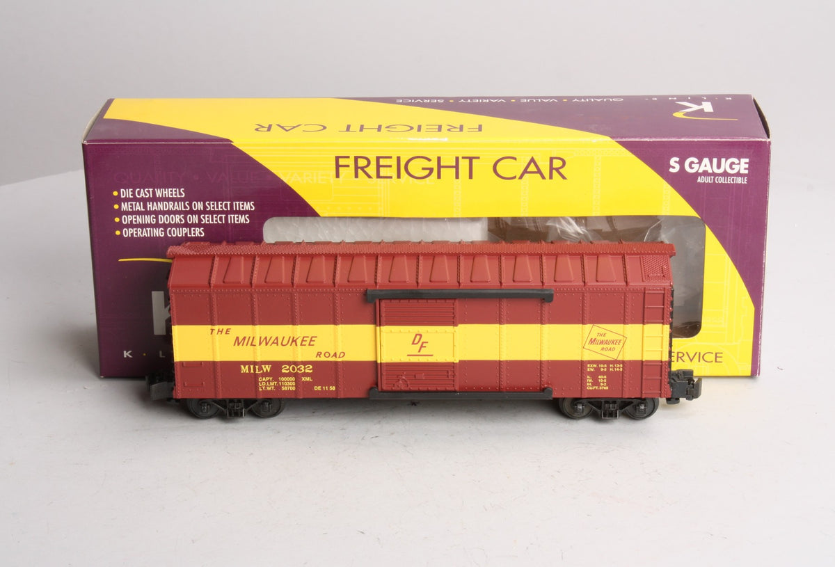 K-Line K511-029 S Gauge Milwaukee Road Boxcar LN/Box