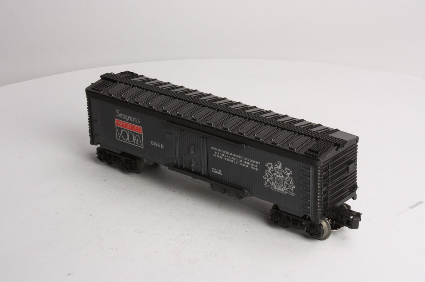 Lionel 6-9846 O Gauge Seagram's Vodka Billboard Reefer LN/Box