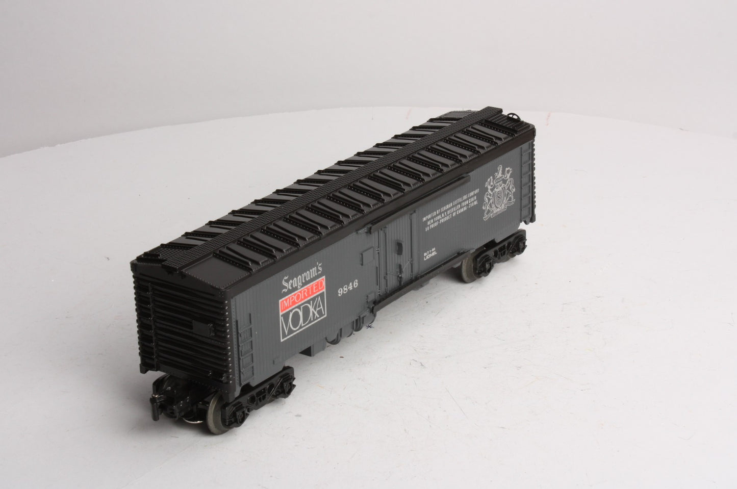 Lionel 6-9846 O Gauge Seagram's Vodka Billboard Reefer LN/Box