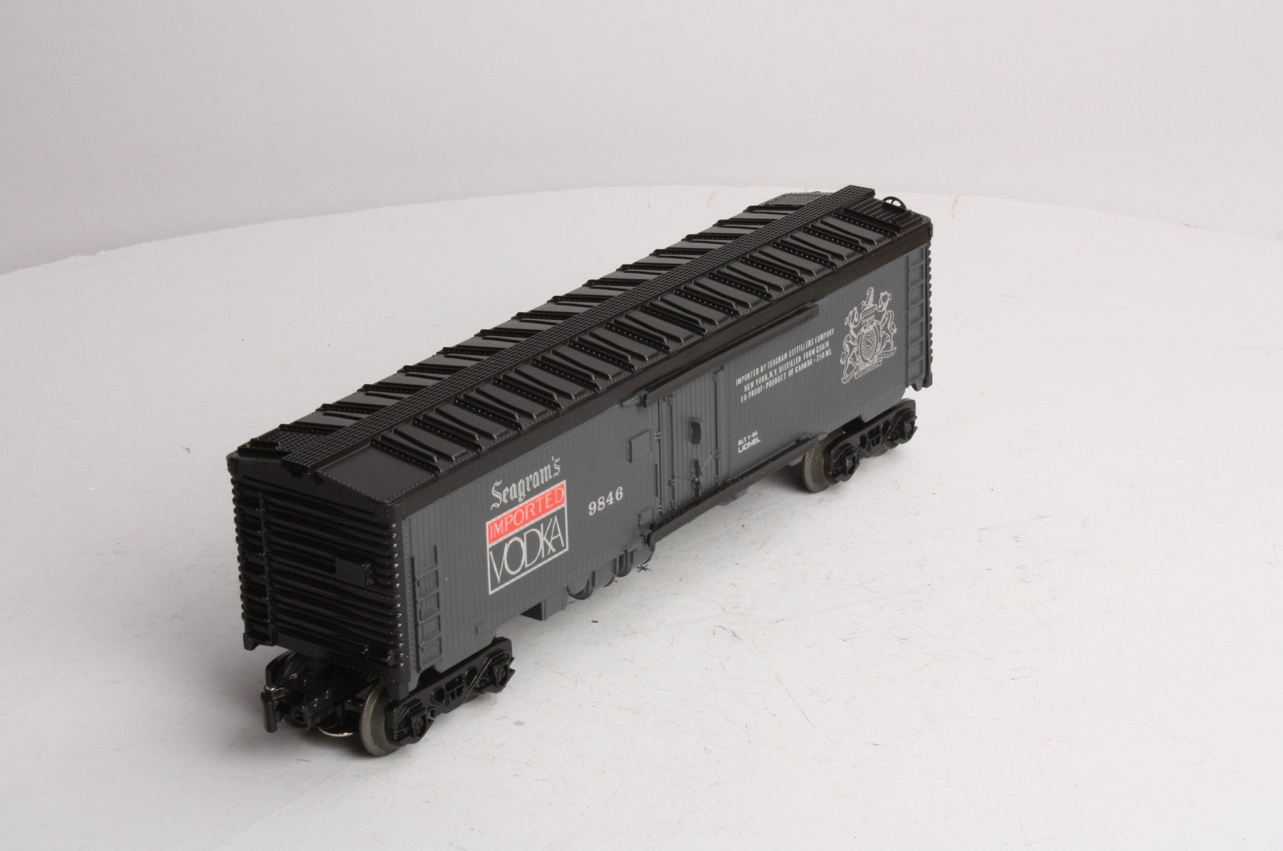 Lionel 6-9846 O Gauge Seagram's Vodka Billboard Reefer LN/Box