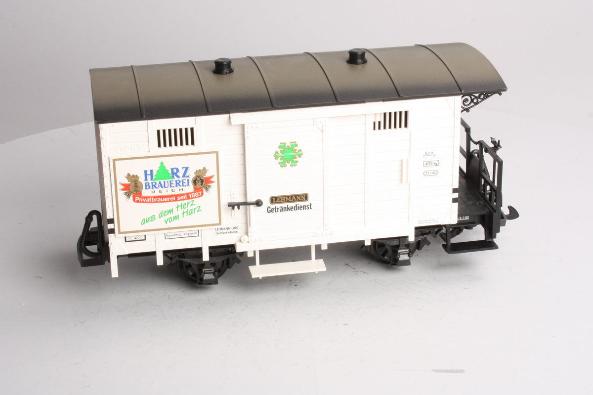 LGB 4031IS G Scale Harz Brauerei Boxcar - Plastic Wheels EX/Box