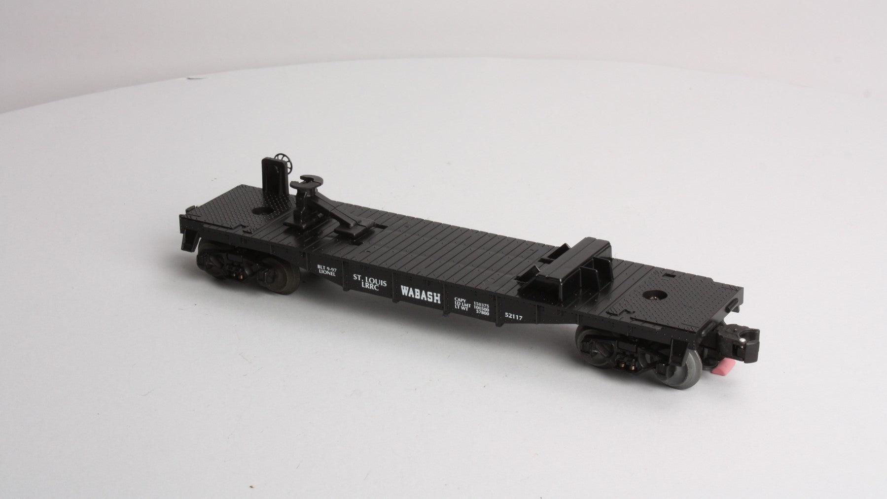 Lionel 6-52117 O Gauge St. Louis LRRC Wabash Flatcar LN/Box