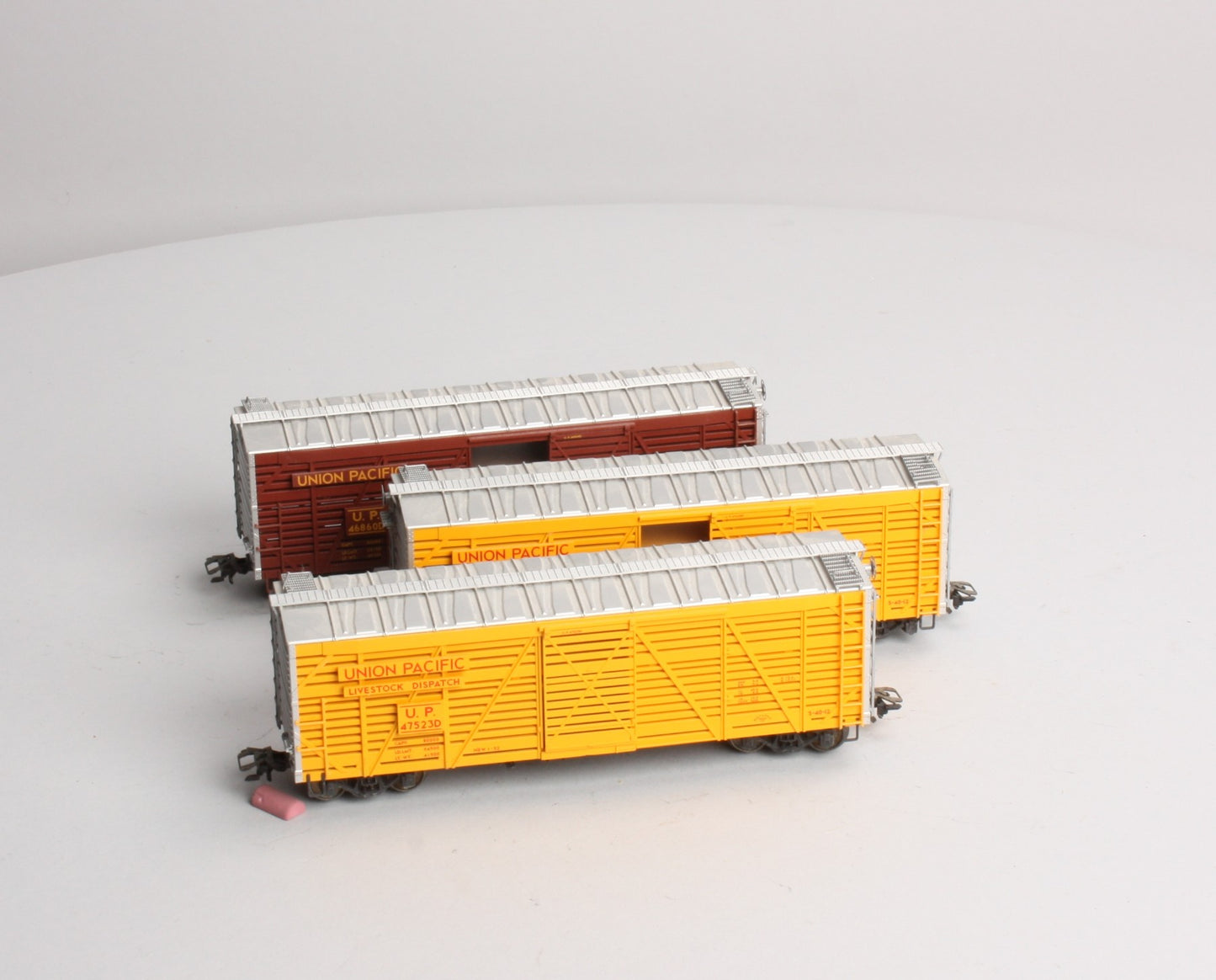 Marklin 45690 HO Scale Union Pacific Stock Car (Set of 3) LN/Box